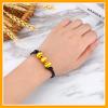 12Pcs Softball Charm Bracelets Softball Party Favors Softball Beads Adjustable Wristbands Inspirational Sport Ball Bracelet for Women Teens Sport Birthday Party Christmas Gifts Baseball Favor for Team view 2