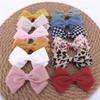 12 PCS Linen Bow Hair Clips for Baby Girls Hair Bows Alligator Clips Accessories Infants Toddler Kids Hairgrips (Classical Bow 3.5'') view 4
