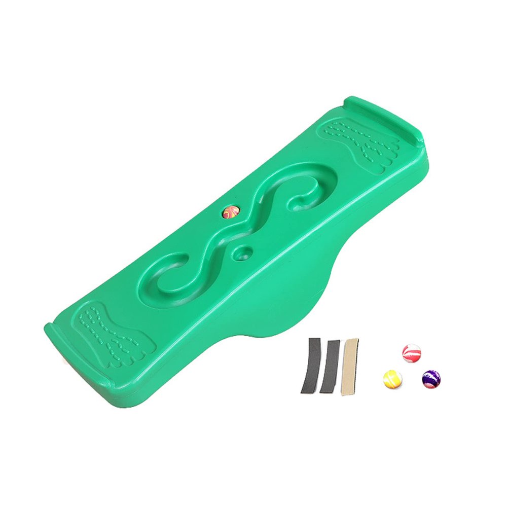 PHASFBJ Fun Balance Board, Sensory Integration Training Equipment, Toy Seesaw, deep S-Shaped Track Design, Kindergarten Sensory Integration Training Equipment,Green