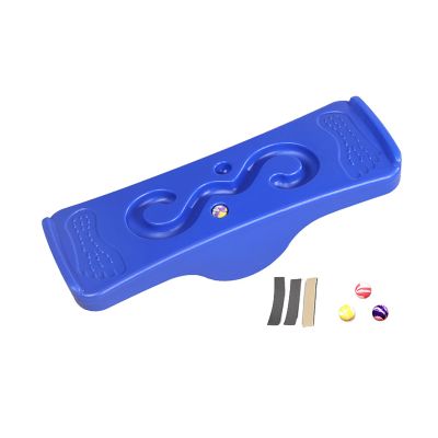 PHASFBJ Children's Balance Board, Lightweight Plastic Equipment,Suitable for Early Childhood Education Over 2 Years Old, Comprehensive Sensory Training, Practical and Simple Structure,Blue