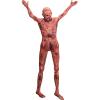 Halloween Bloody Dead Body - 4.8ft Latex Skinned Hanging Corpse Torso Props for Haunted House Zombie Halloween Party Decoration(1Piece) view 1