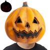 PartyHop Pumpkin Mask LED Light Latex Full Head Mask Fancy Dress Pumpkin Decoration for Halloween Costume Party view 1