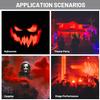 PartyHop Pumpkin Mask LED Light Latex Full Head Mask Fancy Dress Pumpkin Decoration for Halloween Costume Party view 2