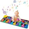 Kids Musical Piano Mats with 25 Music Sounds,Musical Toys Baby Floor Piano Keyboard Mat Carpet Animal Blanket Touch Playmat Early Education Toys for 1 2 3 4 5 6+ Year Girls Boys Toddlers view 1
