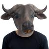PartyHop Buffalo Mask Head Animal Latex Full Head Realistic Masks Fancy Dress for Halloween Carnival Costume Party view 1
