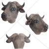 PartyHop Buffalo Mask Head Animal Latex Full Head Realistic Masks Fancy Dress for Halloween Carnival Costume Party view 4