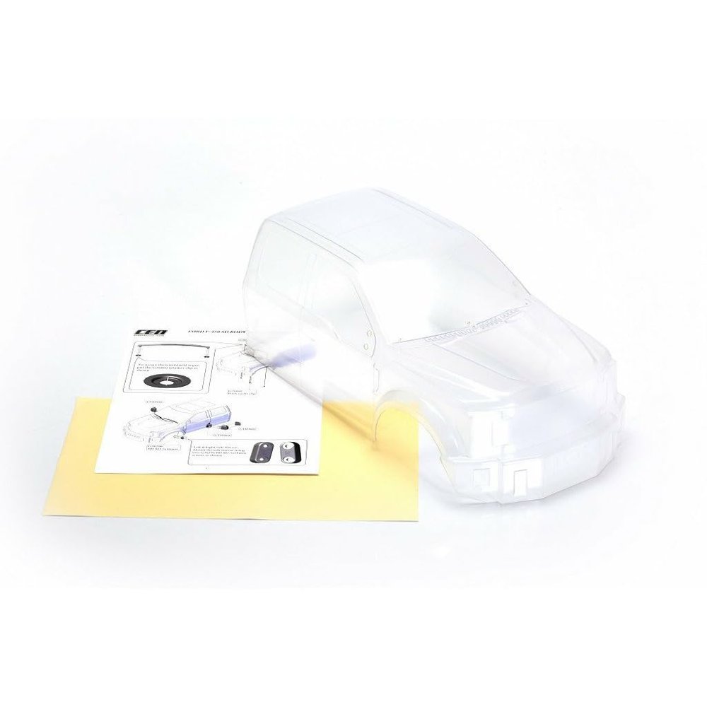 Cen Racing CD0930 F450 SD Ford F-450 SD Front Clear Body (Front only) DL-Series