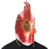 PartyHop Rooster Mask Animal Latex Full Head Realistic Masks Chicken Fancy Dress for Halloween Carnival Costume Party view 4