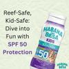 Habana Brisa Reef Friendly Kids Sunscreen Lotion SPF 50, UVA/UVB Protection, HAWAII ACT 104 COMPLIANT, NON GMO & Vegan, No Oxybenzone & No Octinoxate, Water Resistant, Small-Batch Production, 8 FL OZ view 2