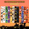 JDSTY 48 PCS Halloween Slap Bracelets Toys for Kids Girls Boys Party Favors Treat Bags Gifts view 3