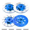 4Pack Vgoohobby Metal 12mm RC Car Hex Hub 12mm Brake Disc Wheel Hubs Adapter Spacer Compatible with Traxxas Tamiya Redcat HSP HPI 1/10 On-Road Car (Blue) view 1