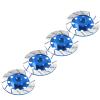 4Pack Vgoohobby Metal 12mm RC Car Hex Hub 12mm Brake Disc Wheel Hubs Adapter Spacer Compatible with Traxxas Tamiya Redcat HSP HPI 1/10 On-Road Car (Blue) view 3