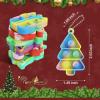 JDSTY 24Pcs Christmas Mini Pop Fidget Toy Pack for Kids Girls Boys Toddlers Christmas Stocking Stuffers Party Favors Gifts Stress Relief view 2