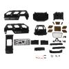 VGEBY RC Car Body Shell, 324mm Wheelbase Plastic RC Car Accessories for 1/10 Accessory Spare Parts, Black Rc Crawler Parts view 1