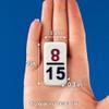 CHH 15 Professional Double Domino with Color Numbers  136 Pieces Domino Set for All Ages view 3