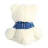 Aurora Festive Holiday Indigo Bear Stuffed Animal - Seasonal Cheer - Heartwarming Gifts - White 8.5 Inches view 4