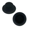ASUNFO 6 Pcs Mini Top Hat Miniature Formal Hats Felt for Crafts Hair Accessories Christmas Party Ornaments Black 5.1" view 4