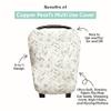Copper Pearl Multi-Use Cover: Car Seat Covers, Nursing Cover, and Stroller Cover for Sun - Stretchy Fabric, All-Season Use, Stylish Designs, Easy Access for Moms - Nicholas view 2