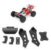 VBESTLIFE RC Car Bumper,RC Anti Collision Bumper Rear Wing Fixed Set for 144001 124017 144010 Remote Control Car view 2