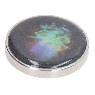 Fdit Desktop Rotating Toy, Colorful Luminous Decompression Stainless Steel Stress Relieve Decompression Gyroscope Toy for Kids Aldult (#1)