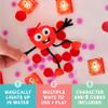 New Glo Pals Water-Activated Bath Toy with 6 Reusable Light-Up Cubes for Sensory Play (Sammy) view 2