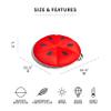 Big Joe Fruit Slice Small No Inflation Needed Pool Float, Watermelon Mesh, Quick Draining Fabric, 4 feet Big view 2
