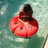 Big Joe Fruit Slice Small No Inflation Needed Pool Float, Watermelon Mesh, Quick Draining Fabric, 4 feet Big view 3