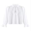Agoky Kids Boys Girls Long Sleeve Button-Down Shirt Top Renaissance Medieval Ruffle Lace Shirt Top Steampunk Vintage Costume White 12 Years view 3