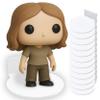 12-Pack White Acrylic Display for Pop Figure Shelves - Suitable for Boxed and Unboxed Figures - 4-Inch Vinyl Figure Wall Display - Action Figure and Pop Vinyl Display Case - 3 Inch Diameter view 1