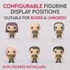 12-Pack White Acrylic Display for Pop Figure Shelves - Suitable for Boxed and Unboxed Figures - 4-Inch Vinyl Figure Wall Display - Action Figure and Pop Vinyl Display Case - 3 Inch Diameter view 2