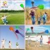 6 Pack Octopus Kite, 3D Kite Long Tail Easy Flyer Kite Beach Kites People Adults Gift Colors Kites for Kids Easy to Fly, Kite Kit with Kite String 100M, Kiteboarding Kite for Adults view 3