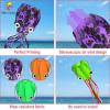 6 Pack Octopus Kite, 3D Kite Long Tail Easy Flyer Kite Beach Kites People Adults Gift Colors Kites for Kids Easy to Fly, Kite Kit with Kite String 100M, Kiteboarding Kite for Adults view 4