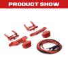 RCAWD Machined Alloy Bumper, Front (1)/ Rear (1) and 4 Led Lights for 1/18 Latrax Desert Prerunner Teton Traxxas Rc Car(Red) view 2