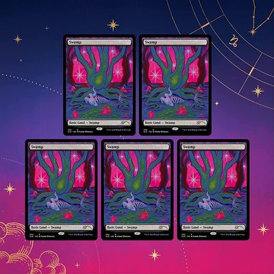 Card Game Magic: The Gathering Secret Lair Premium Foil: MTG The Astrology Lands Capricorn (MTGWCSCLRPFMTGALCP1)