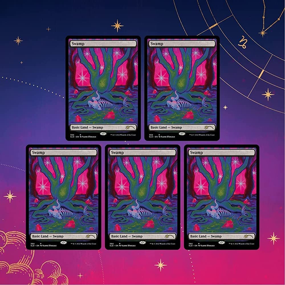 Card Game Magic: The Gathering Secret Lair Premium Foil: MTG The Astrology Lands Capricorn (MTGWCSCLRPFMTGALCP1)