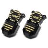 MRC SCX24 Brass Diff Cover for Front and Rear Axles Upgrade Parts for 1/24 RC Track Axles SCX24 90081 AXI00001 (Black) view 1