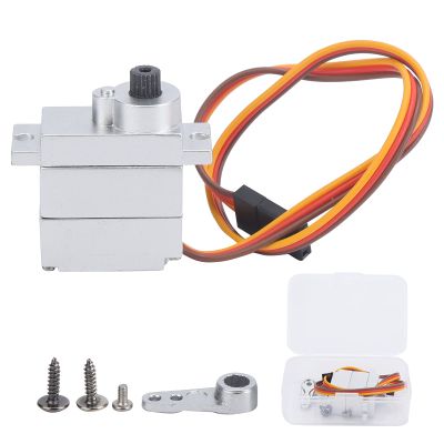 9G WPL B1 / B16 / B24 B36 C1 C24 C34 Q60 Q61 Q65 MN 90/99 RC Car Full Metal Servo WPL Full Metal Servo Rudder