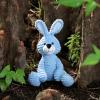 Apricot Lamb Toys Plush Corduroy Rabbit Bunny Stuffed Animal Soft Cuddly Perfect for Child Blue Bunny view 2
