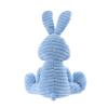 Apricot Lamb Toys Plush Corduroy Rabbit Bunny Stuffed Animal Soft Cuddly Perfect for Child Blue Bunny view 3