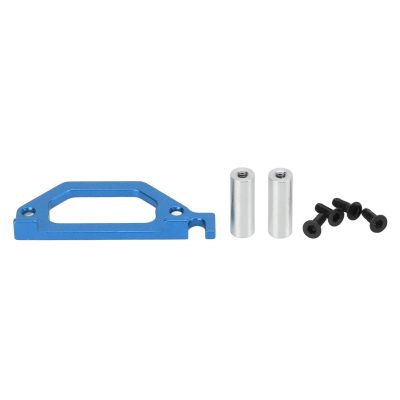 Dilwe RC Car Servo Mount, RC Metal Servo Bracket Upgrade Parts Accessories for Traxxas Latrax Teton 1/18 Crawler Car(Blue)
