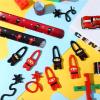 Jiuguva 72 Pcs Ninja Party Favors Karate Birthday Party Supplies Include 24 Warrior Slap Bracelets 24 Stretchy Flying Ninjas and 24 Stars Slingshots for Samurai Decorations view 3
