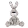 Apricot Lamb Toys Plush Corduroy Rabbit Bunny Stuffed Animal Soft Cuddly Perfect for Child Gray Bunny,8.5 Inches view 1