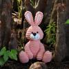Apricot Lamb Toys Plush Corduroy Rabbit Bunny Stuffed Animal Soft Cuddly Perfect for Child (Red Bunny) view 3