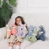 Apricot Lamb Toys Plush Corduroy Rabbit Bunny Stuffed Animal Soft Cuddly Perfect for Child (Red Bunny) view 4