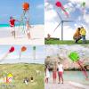 6 Pack Octopus Kite, 3D Kite Long Tail Easy Flyer Kite Beach Kites People Adults Gift Kites for Kids Easy to Fly, Kite Kit with Kite String 100M, Kiteboarding Kite for Adults view 3
