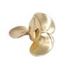 3-Blades Metal Propeller M3 26.5mm Submerged Prop for 1/200 RC Boat Scale Marine Aircraft Carrier Submarine (Right Hand) view 1