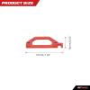 RCAWD Machined Alloy Servo Mount for 1/18 Latrax Desert Prerunner Rally Teton Traxxas Rc Car(Red) view 2