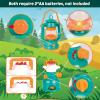 FUN LITTLE TOYS Kids Camping Set with Pop Up Play Tent Camping Toys with Battery Lantern and Drawstring Bag Indoor Outdoor Pretend Play, Christmas Birthday Gifts for Boys view 3