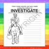 ZOCO  Police Officers Care  Coloring Books (50 Bulk Pack, With Crayons)  Party Favors, National Night Out Handouts  Puzzles, Games, Activities for Kids view 3