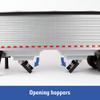 Big Farm Peterbilt Model 367 Semi Truck Toy - 1:16 Scale - Includes Grain Trailer - Construction Toys - Die-Cast Metal and Plastic Material - Kids Toys Ages 3 Years and Up view 4